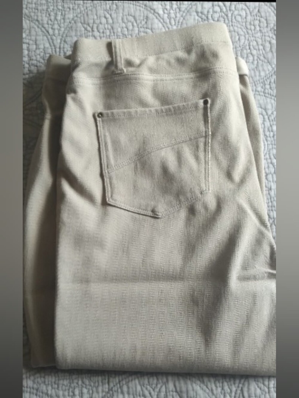 Casual Stretch Chino Pants - Beige